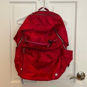 lululemon Pack It Up Backpack - Cranberry Snake